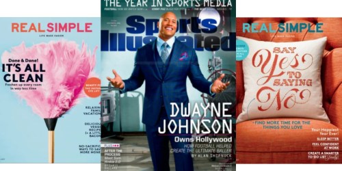 FREE Magazine Subscriptions to Sports Illustrated, Real Simple, People & More