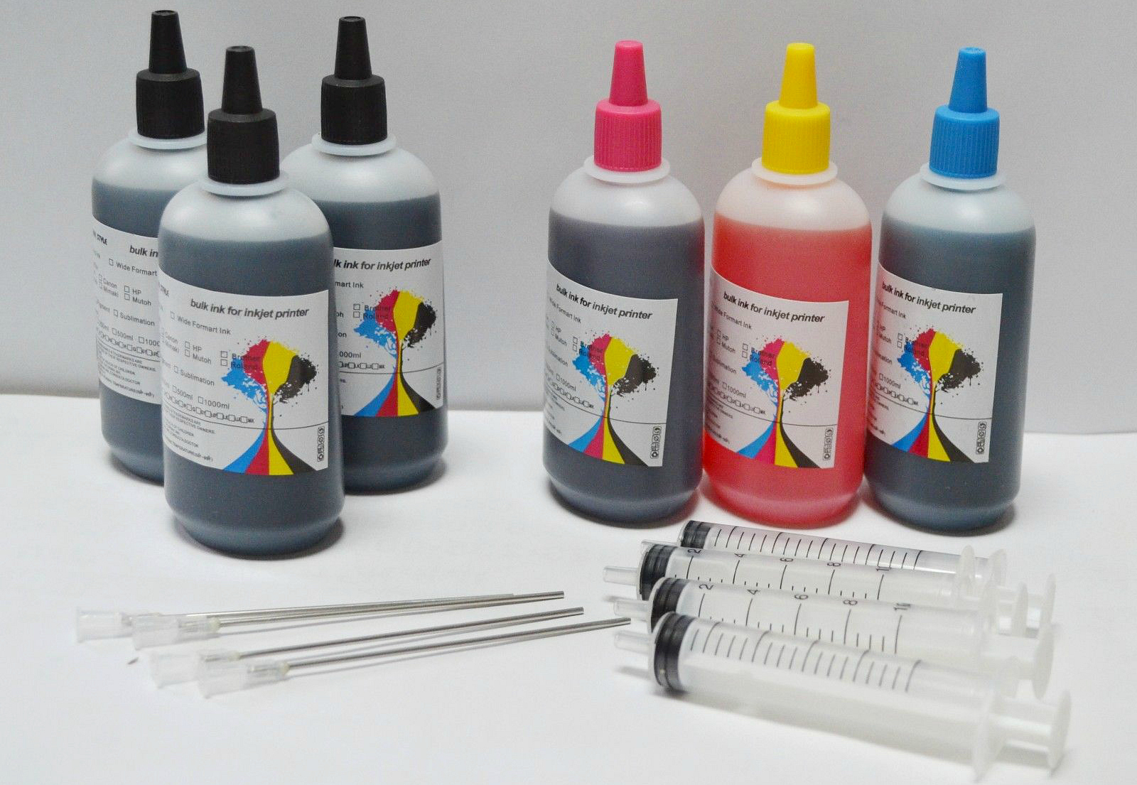 10 ways to save big on printer ink and toner – Refill your own ink bottles and syringes