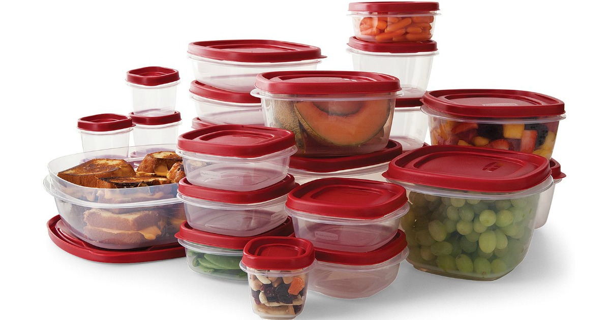 Sam's Club Rubbermaid 50Piece Easy Find Lids Food Storage Set Only 12.98 Shipped