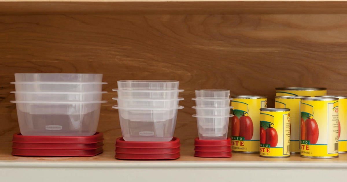 Rubbermaid Easy Find Lids Food Storage 20Piece Set Only 6.60