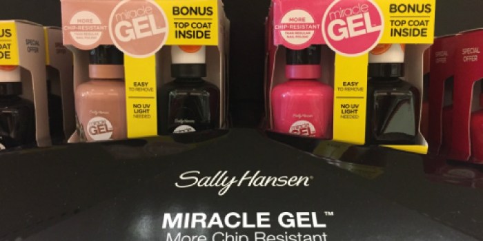 Target: Sally Hansen Miracle Gel Polish AND Top Coat ONLY $3.49 (After Cash Back)