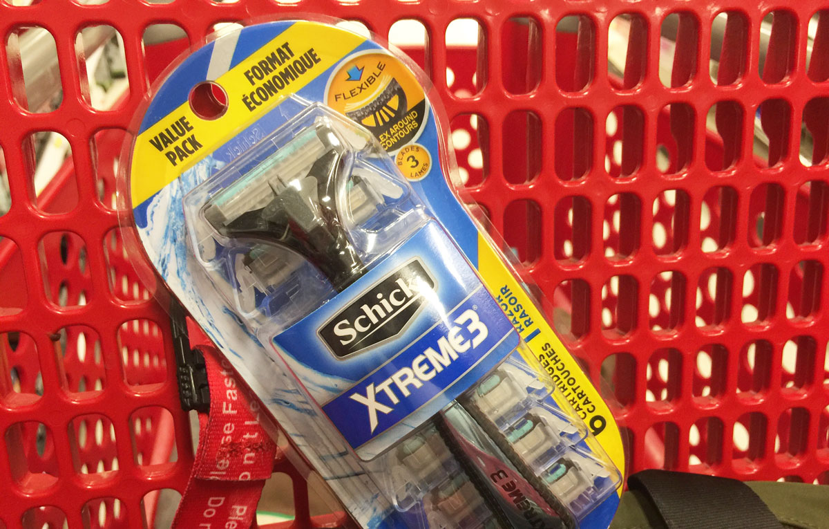 schick xtreme 3 target