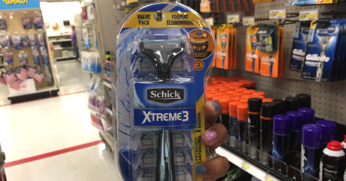 schick xtreme 3 target