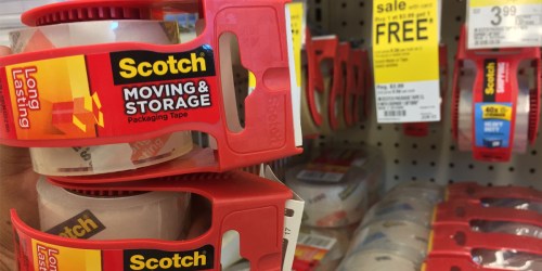 Walgreens: Scotch Packaging Tape Only 75¢ Each After Ibotta (Regularly $3.99 Each)