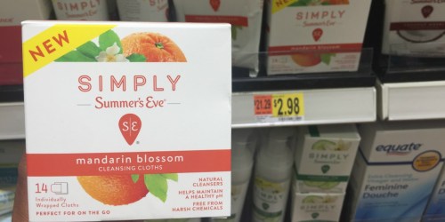 Walmart: FREE Simply Summer’s Eve Cleansing Cloths (After Cash Back)