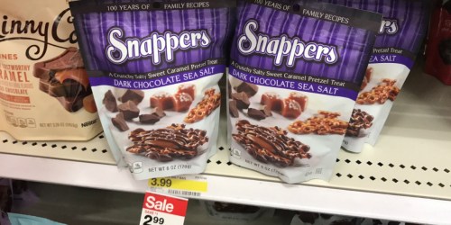 Snappers Chocolate Pretzel Treats Only $1.34 at Target (Regularly $3.99) – No Coupons Needed