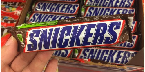 New $0.75/2 Snickers Singles Bars Coupon = As Low As 7¢ Per Bar at Target + More