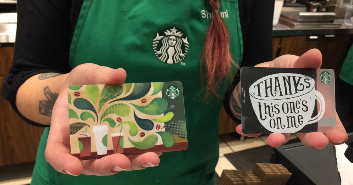 Free 5 Starbucks eGift Card w/ 5 Starbucks Gift Card