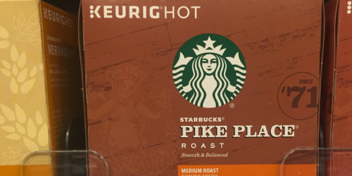 Target Shoppers! Starbucks 32-Count K-Cups Only $12.59 After Cash Back (Today Only) – Just 39¢ Each