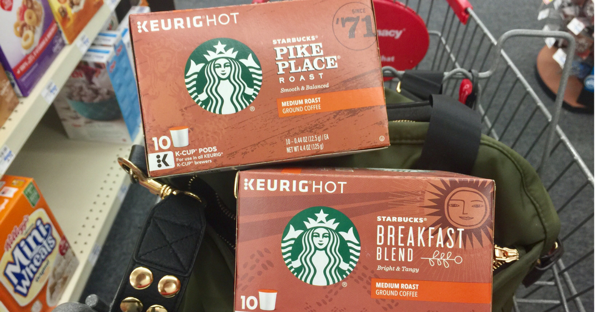 CVS Starbucks 10Count KCups ONLY 3.63 After Cash Back (Regularly