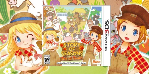 Story of Seasons Trio of Towns for Nintendo 3DS Just $23.24 (Regularly $39.99)