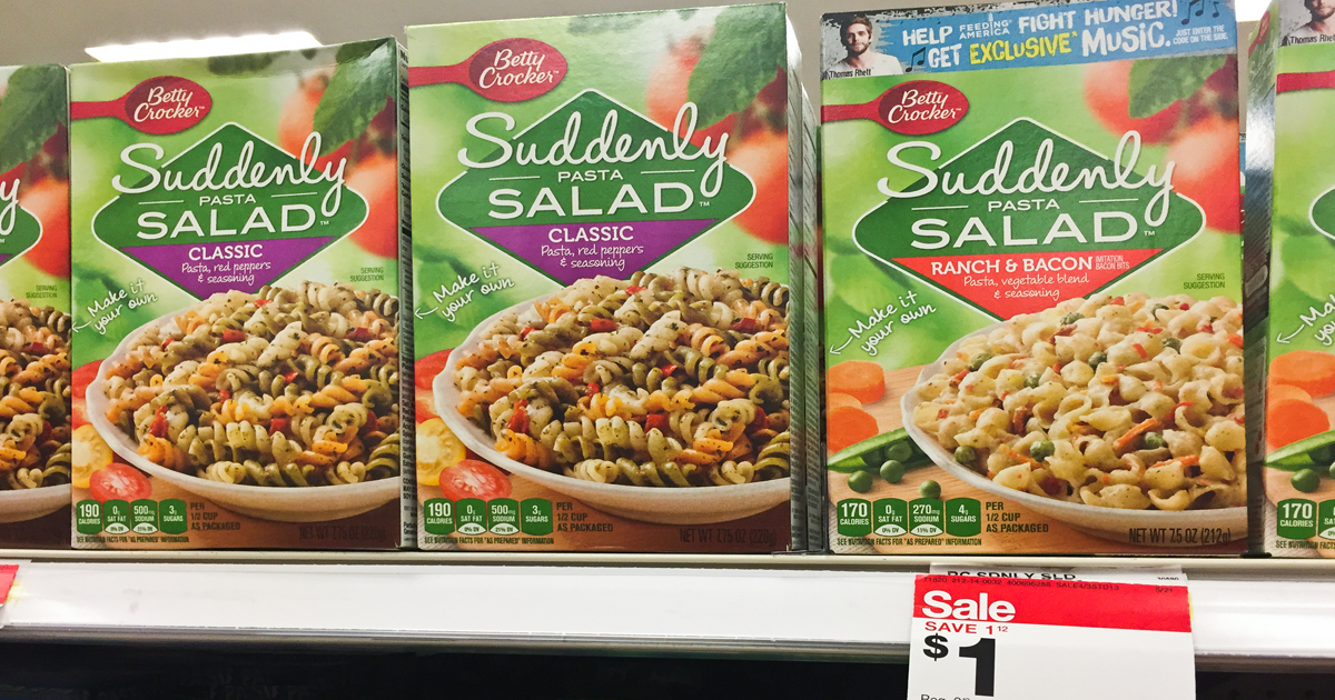 Target Suddenly Salad ONLY 50¢ (Regularly 2) • Hip2Save