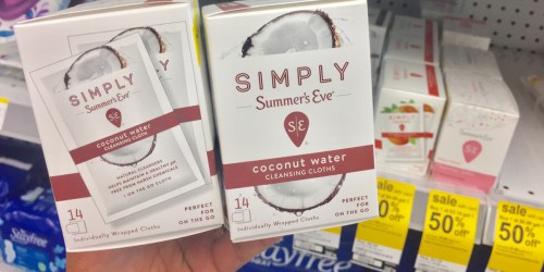 Walgreens: Summer’s Eve Cleansing Cloths Only 37¢ Per Box After Ibotta