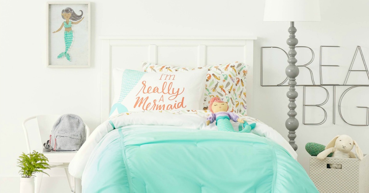 target mermaid bedding