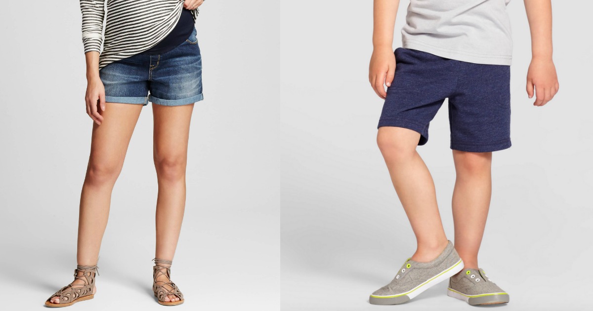 Target Extra 30 Off Shorts for Entire Family, Including Maternity (In