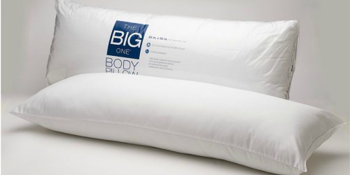 Kohl’s Cardholders: The Big One Body Pillow Only $6.99 Shipped (Regularly $19.99)
