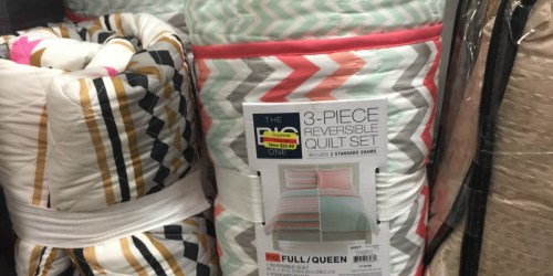 Kohl’s Clearance Finds: 3-Piece Reversible Quilt Set ONLY $28.79 (Regularly $120) + More