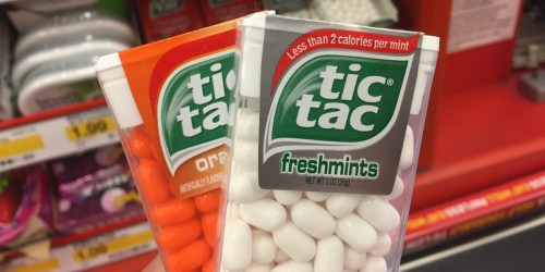 Target Shoppers! Tic Tac Single Packs Only 29¢ Each