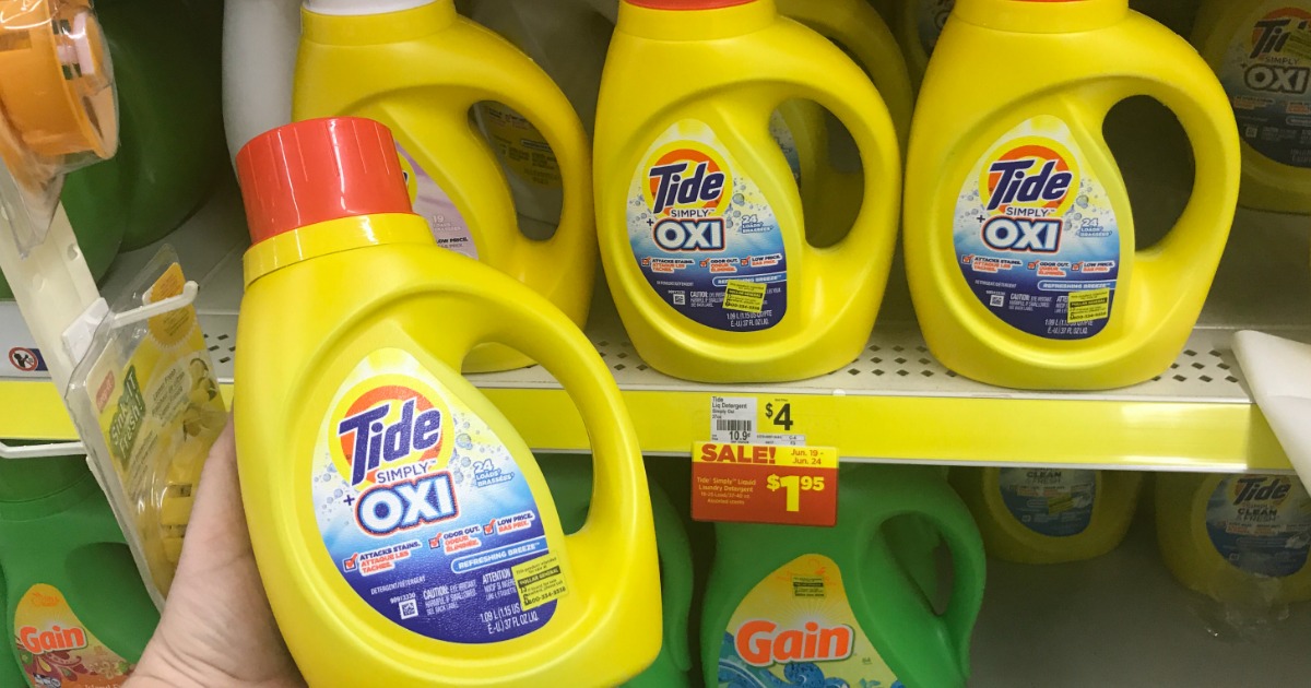 Dollar General Tide Simply OXI Laundry Detergent ONLY 95¢ (Regularly 4)