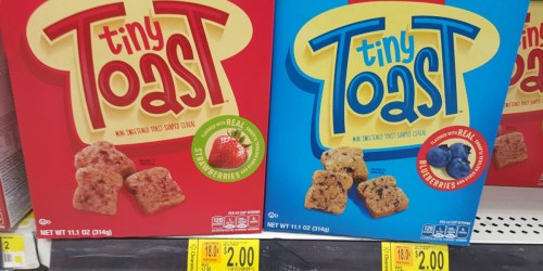 Walmart: Tiny Toast Cereal ONLY $1.50
