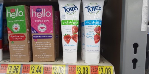 New $1.50/1 Tom’s Of Maine Natural Toothpaste Coupon = Kid’s Toothpaste $1.58 At Walmart
