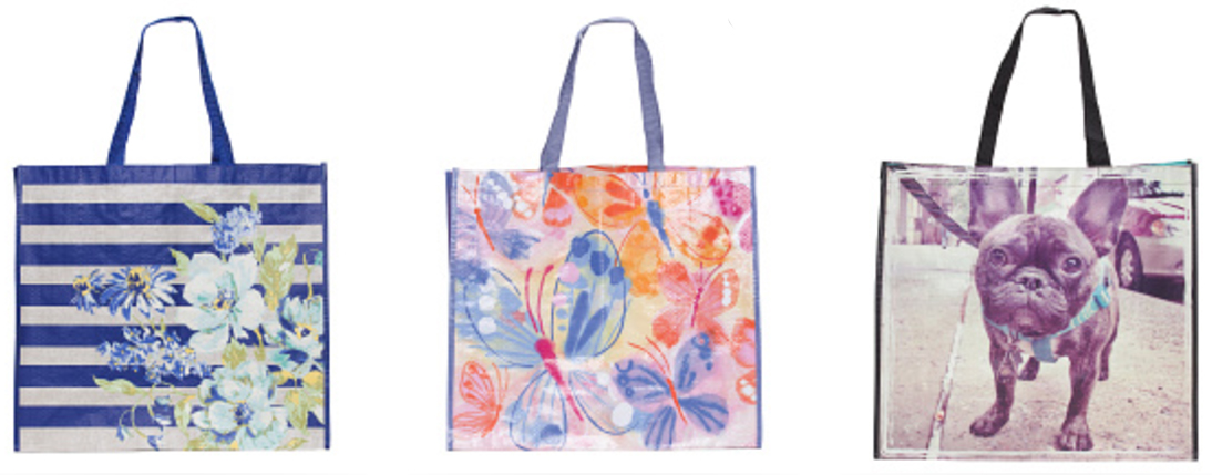 Details about   NEW TJ Maxx Shopping Bag Roses Garden Flowers Reusable Tote Bag 