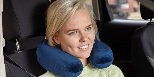 Traveling? Memory Foam Travel Neck Pillow Only $3.09