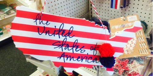 Target One Spot 4th of July Finds: $3 Wooden Signs, $5 Tote Bags, $1 Paper Plates & More