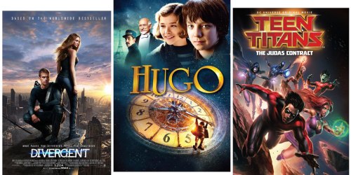 Vudu: 10¢ HD Movie Digital Rentals Today Only (Divergent, HUGO & More)