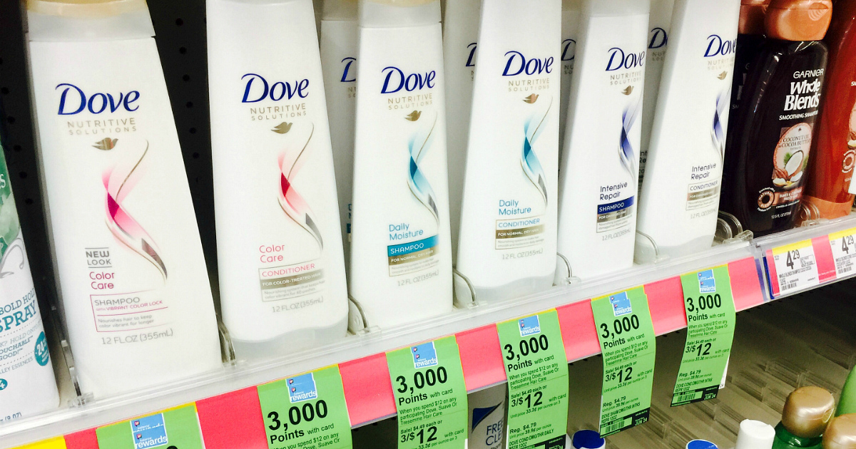Walgreens Select Dove & TRESemmé Hair Care Products Just 1.67 Each