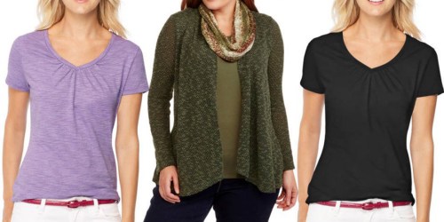Walmart: Hanes Women’s Shirred V-neck Tees Only $3.28 + More Great Deals