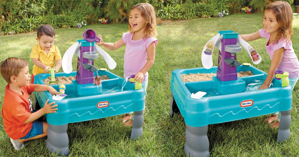 little tikes sand and water table argos