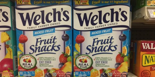 Target: Welch’s Fruit Snacks Just $1.50 Per Box
