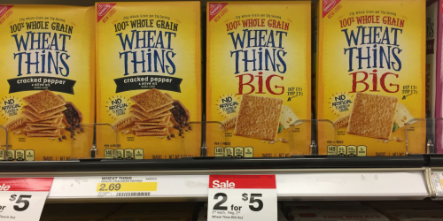 Target: Wheat Thins Crackers ONLY 90¢ Each After Cash Back