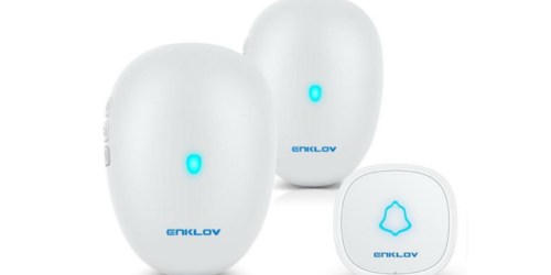 Amazon: Wireless Doorbell Chime Kit ONLY $12 (Regularly $28) – Easy to Install