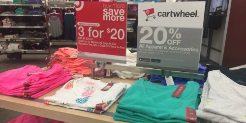 Target: 20% Off Clothing, Shoes & Accessories = Women’s Tees and Tanks Only $5.33 & More