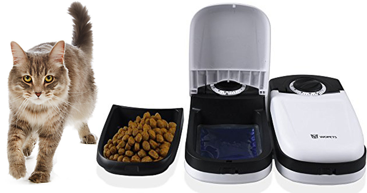 Amazon: WOPet Automatic Pet Feeder Bowl Just $14.79 (Regularly $20
