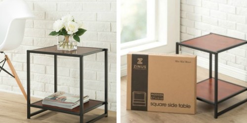 Zinus Square Side Table ONLY $16.88 (Regularly $34)