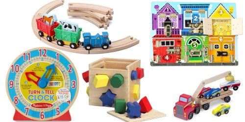 Zulily: 30% Off Melissa & Doug Toys + Free Shipping = Turn & Tell Clock $11.99 Shipped & More