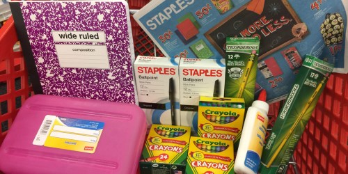 WOW! Score 10 School Supply Items For Under $5 At Staples ($20.30 Value)