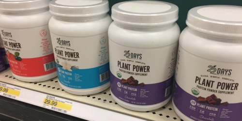 Target: 22 Days Protein Powder ONLY $10.49 After Cash Back (Regularly $29.99) + More