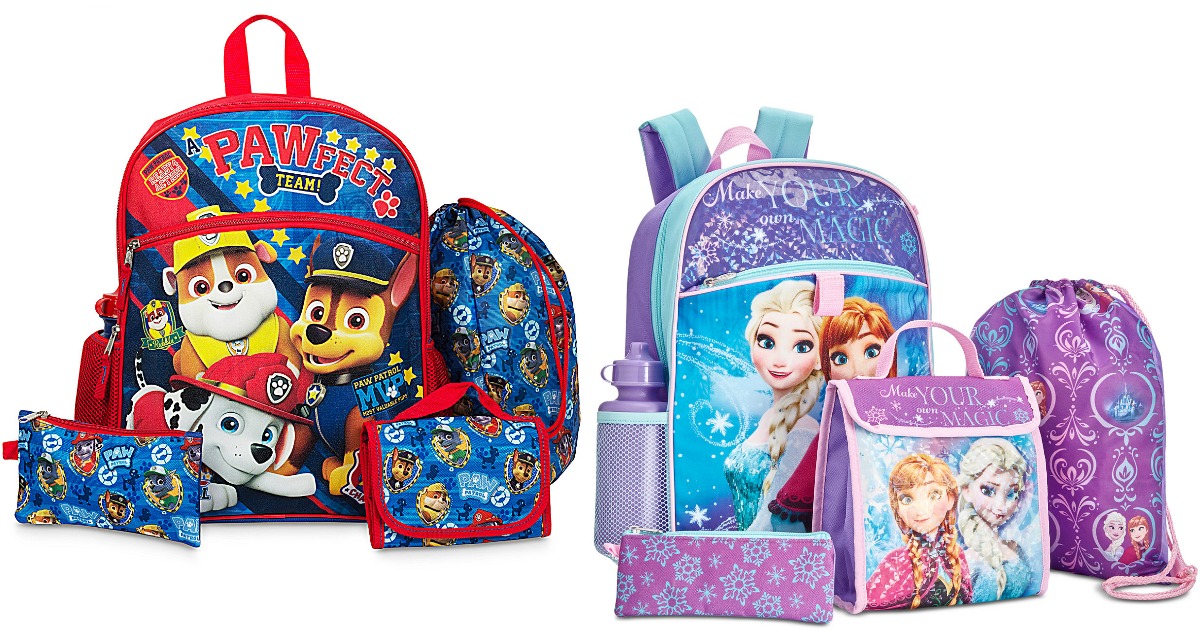 Macy's Kids' 5Piece Backpack Sets Only 19.99 (Regularly 35)