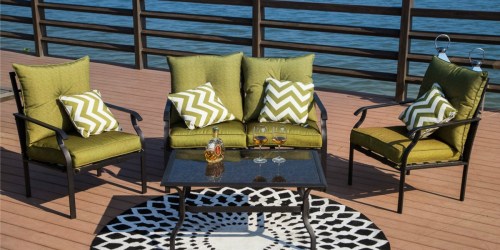 4-Piece Patio Set w/ Cushions Only $322.99 Shipped (Regularly $800)
