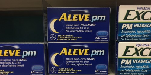 NEW $2/1 Aleve PM Coupon = 20-Count UNDER $3 at Walmart