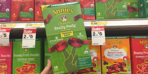Target: Annie’s Value Size Fruit Tape Rolls Just $1.50 Per Box (Regularly $7.49) & More