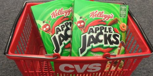 CVS: Kellogg’s Apple Jacks Only 99¢ Each After Cash Back (Starting 7/23)