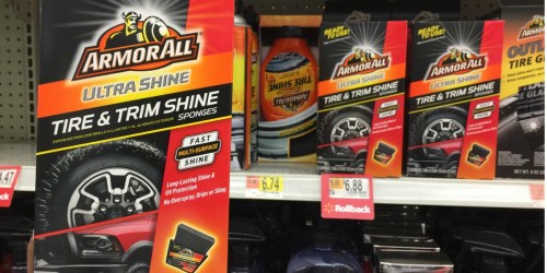 New $2/1 Armor All Ultra Shine Product Coupon = Tire Sponges Only $3.13 at Walmart After Ibotta