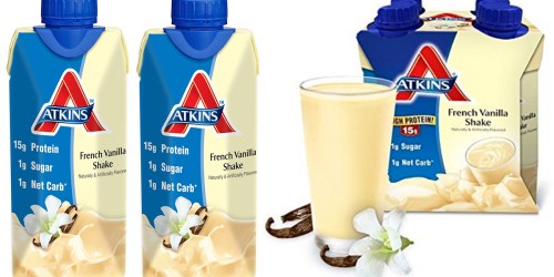 Amazon: Atkins Ready To Drink French Vanilla Shake 4-Count Pack Only $2.65 Shipped