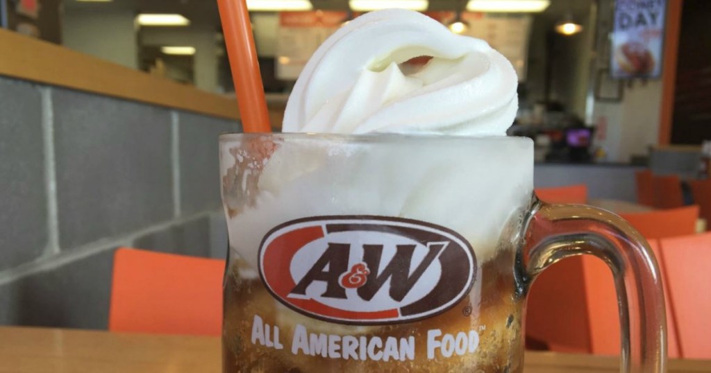 A&W root beer float