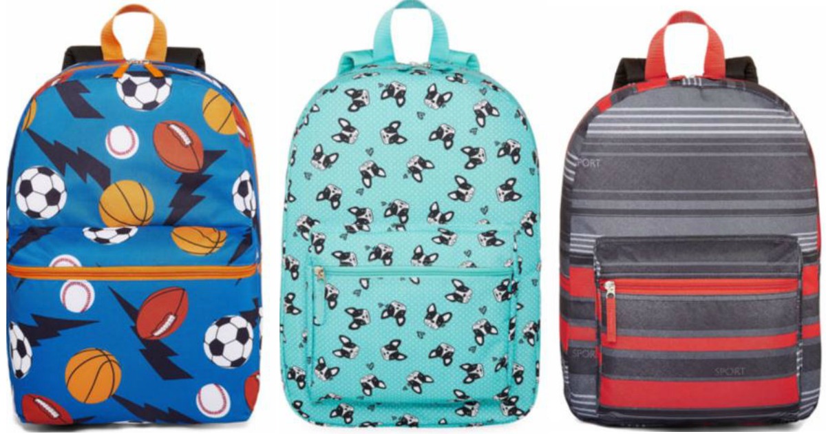 JCPenney Backpacks Just 3.50 Each Shipped